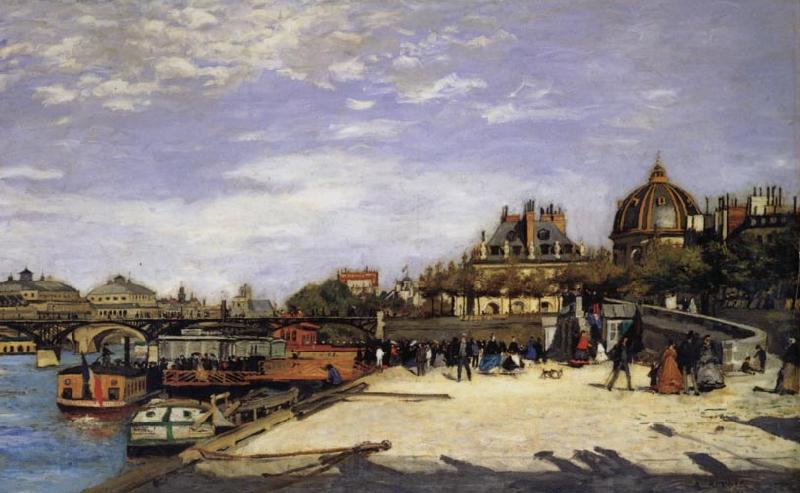 Pierre Renoir The Pone des Arts and the Institut de Frane